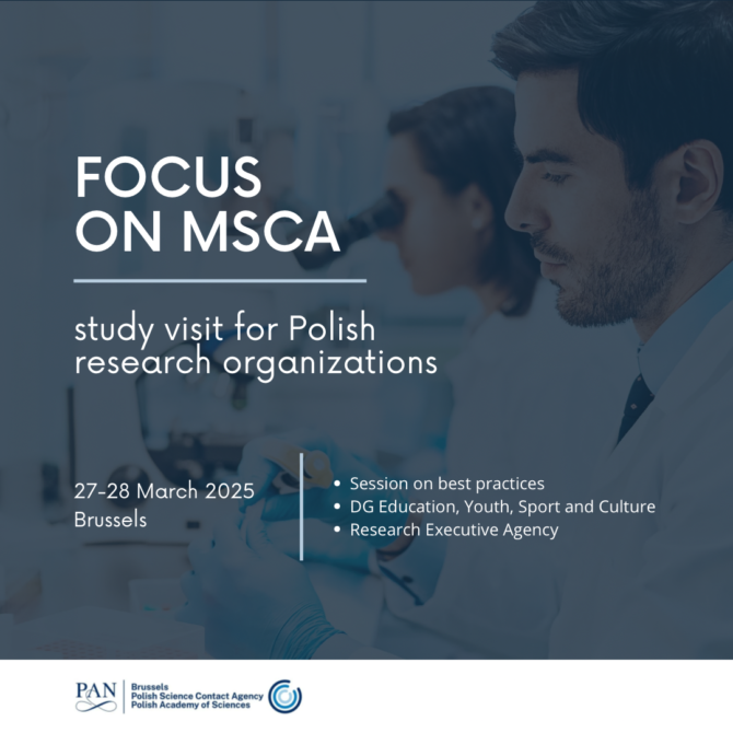 Marzec w Brukseli - wydarzenia organizowane przez Biuro PolSCA PAN