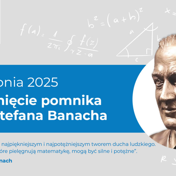 Uroczyste odsłonięcie pomnika prof. Stefana Banacha w Ostrowsku (31 sierpnia 2025 r.)