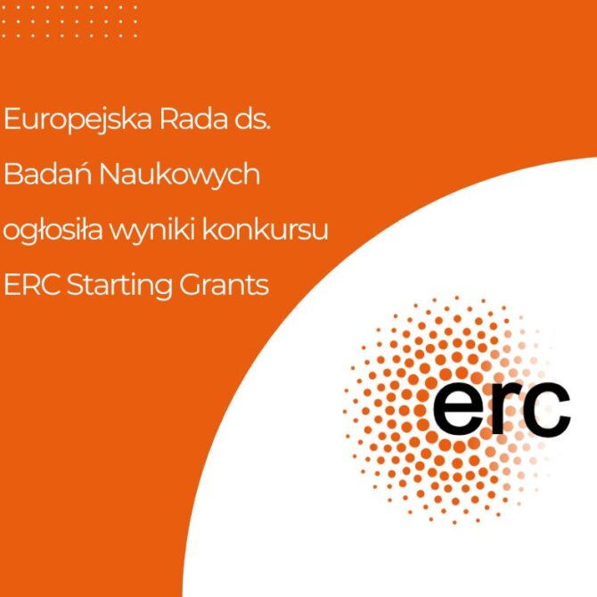 Europejska Rada ds. Badań Naukowych ogłosiła wyniki konkursu ERC Starting Grants