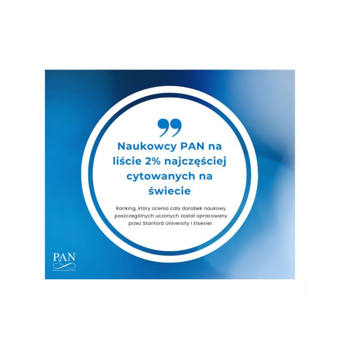 138 naukowców Polskiej Akademii Nauk w gronie 2% najczęściej cytowanych badaczy na świecie