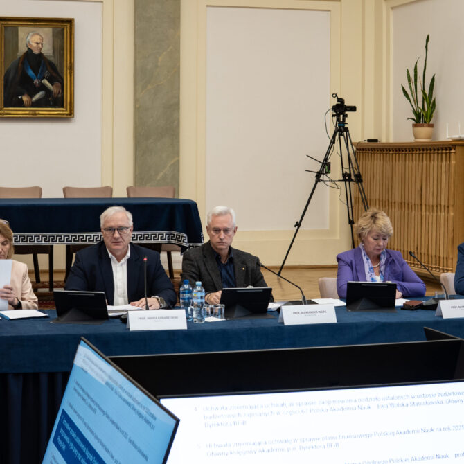 Prezydium PAN ustanowiło Nagrodę Polskiej Akademii Nauk