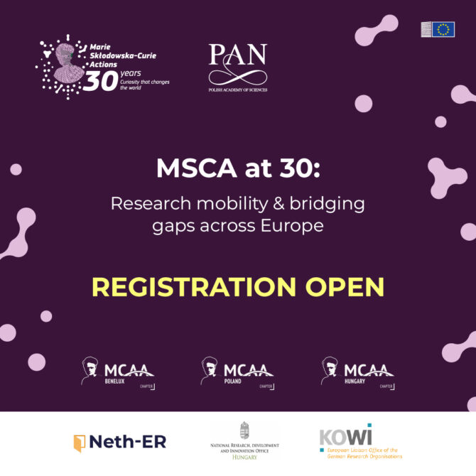Bruksela: MSCA at 30: Research mobility & bridging gaps across Europe