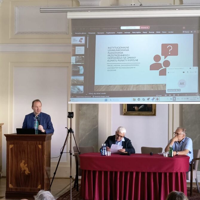 Wspólne posiedzenie Komitetu Przestrzennego Zagospodarowania Kraju PAN oraz Komitetu ds. Kryzysu Klimatycznego PAN