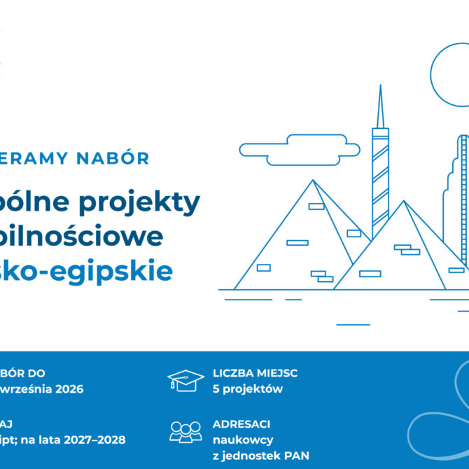 Konkurs na projekty mobilnościowe PAN – ASRT (Egipt)