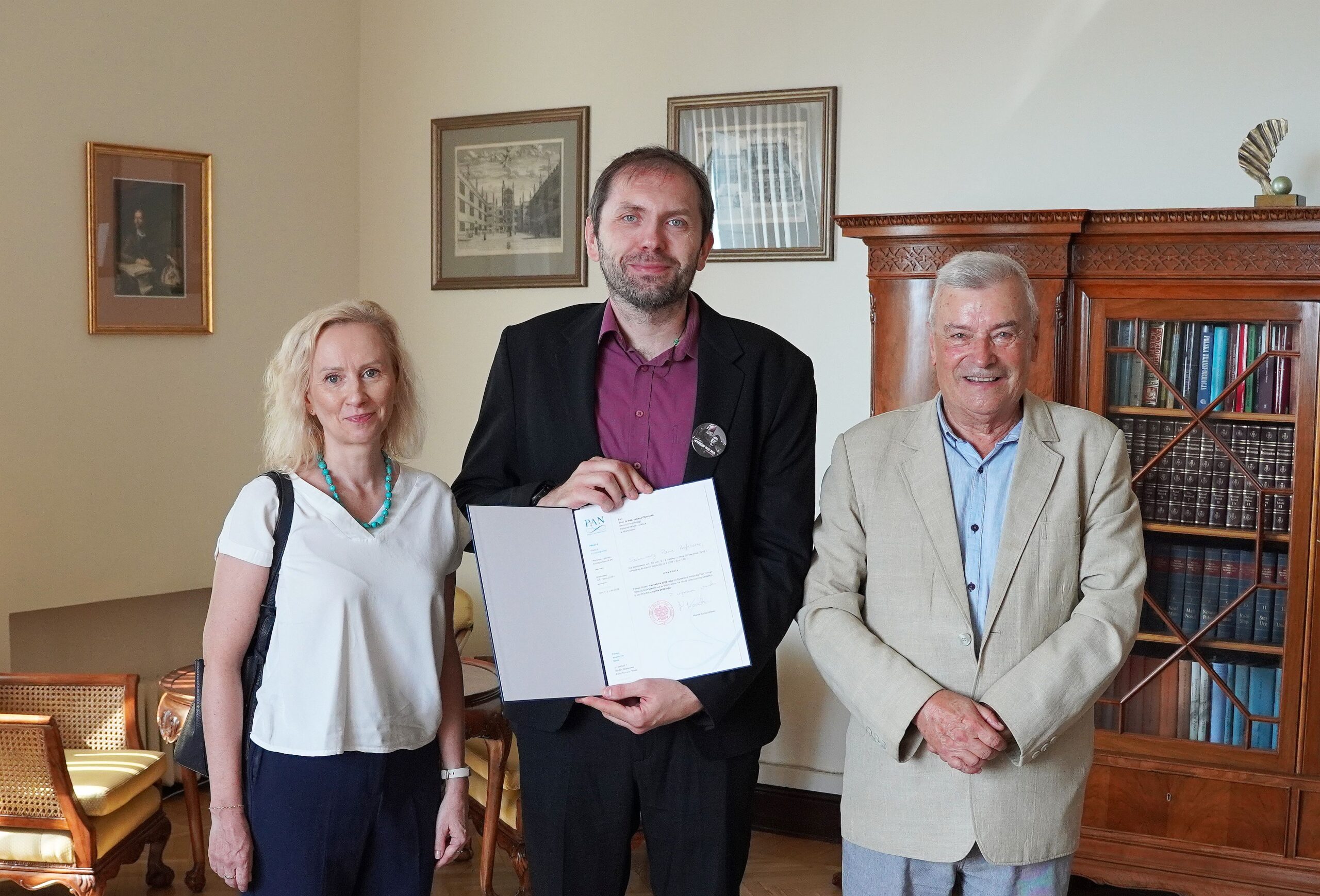 Powołanie Łukasza Okruszka na dyrektora Instytutu Psychologii PAN