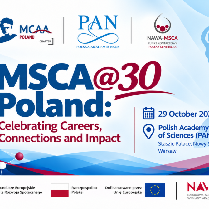 Zapraszamy na MSCA@30 Poland: Celebrating Careers, Connections and Impact