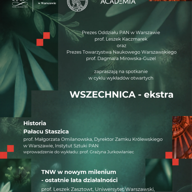 Spotkanie z Towarzystwem Naukowym Warszawskim